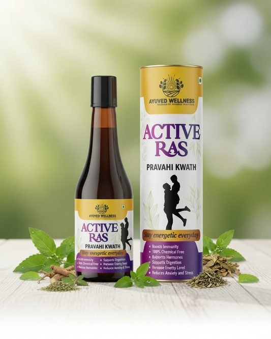 Active Ras Pravahi Kwath Ayurvedic Herbal Wellness Drink for men, Physical Strength and Stamina, Boosts Natural Energy Supplement, | 500ml