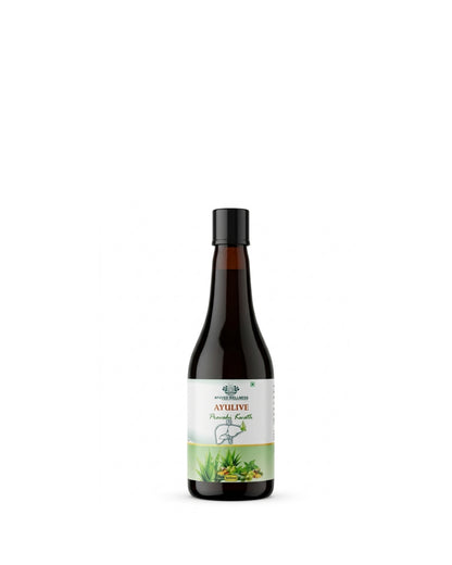 Ayulive Pravahi Kwath Liver Detox Juice, Strengthens & Improves Digestion, Natural Rejuvenator & Liver Detoxifier | 500ml