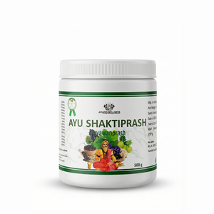Ayu Shaktiprash (Chyawanprash) Herbal Support for Daily Wellness – Ayurvedic Chyawanprash | Immunity Booster with 15+ Herbs | Builds Strength, Stamina & Energy | Supports Digestion & Respiratory Health | Preservative-Free | For Kids & Adults  | 500g
