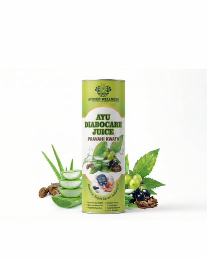 Ayu Diabocare Juice Pravahi Kwath Ayurvedic Herbal Juice for Daily Balanc