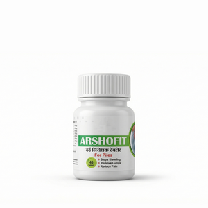 ARSHOFIT TABLET For Piles Relief You Can Trust, Ayurvedic Tablet for Piles Relief | Natural Support for Hemorrhoids, Bleeding, Burning & Constipation | 40tab