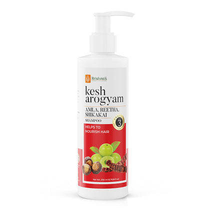 Kesharogyam Reetha Shikakai Amla Shampoo