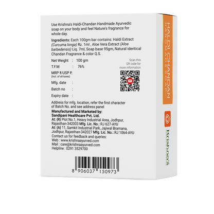 Haldi Chandan Handmade Soap