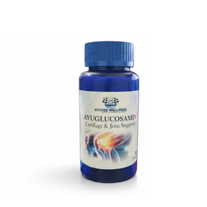 AYUGLUCOSAMIN Cartilage & Joint Support Supplement | Glucosamine for Joint Relieves Pain and Stiffness I Pure Veg Formula| 30cap