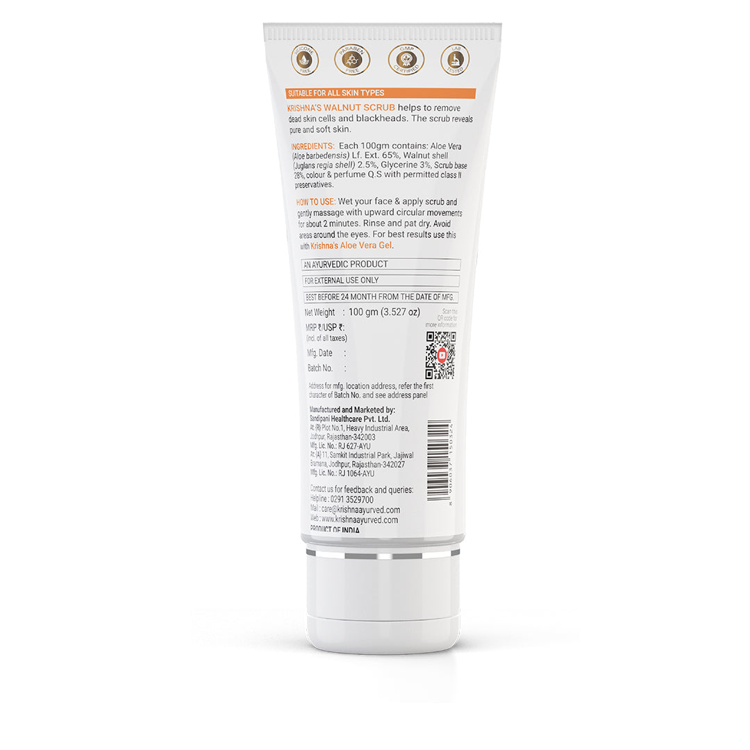 Aloevera Walnut Scrub