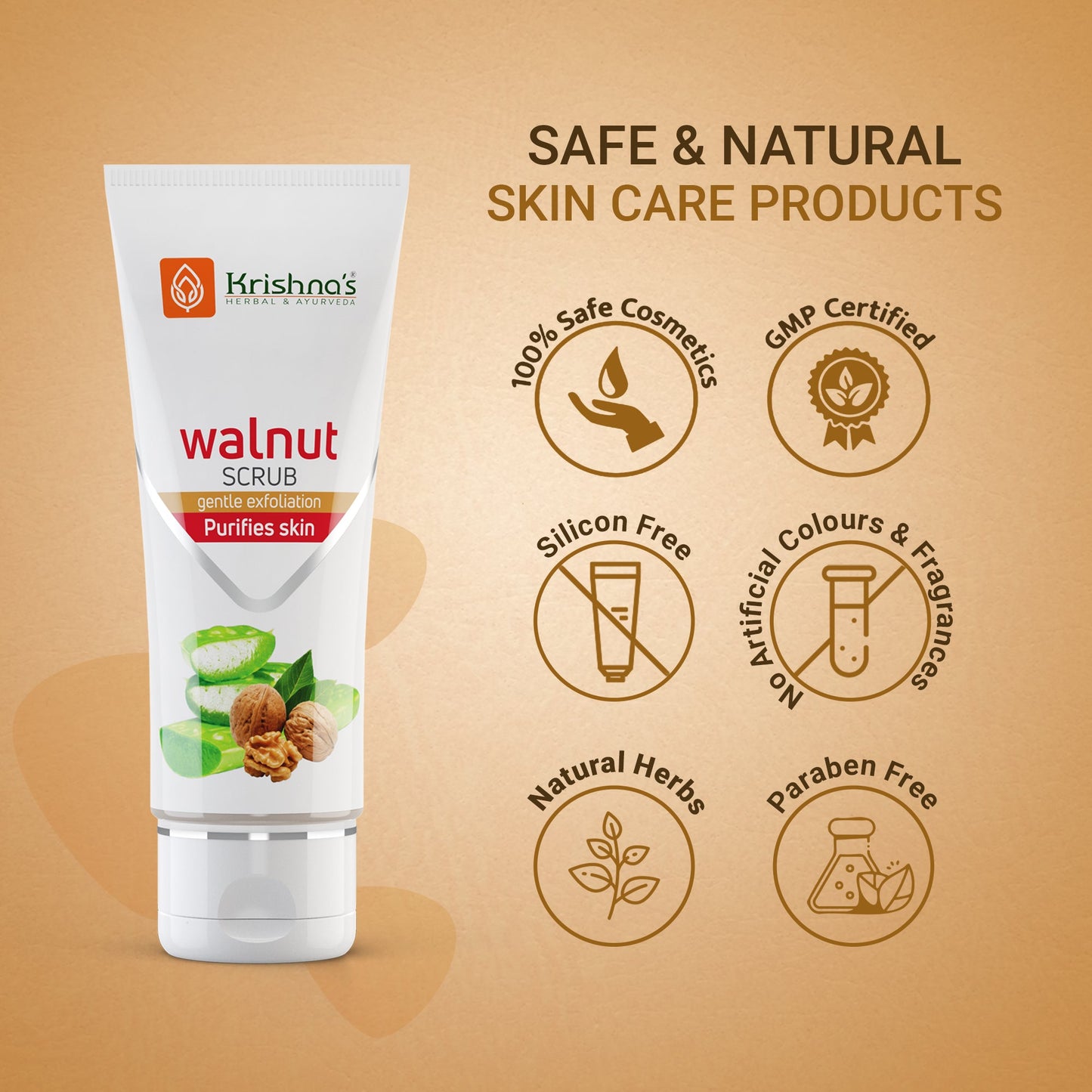 Aloevera Walnut Scrub