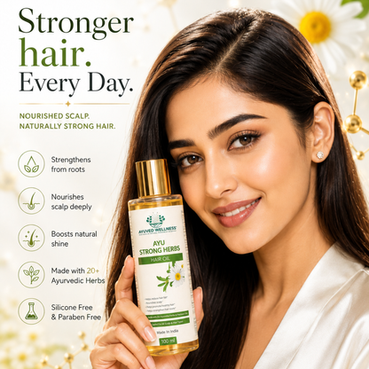 AYU STRONG HERBS HAIR OIL | 100 ML