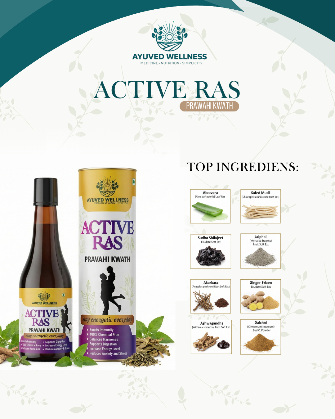 Active Ras Pravahi Kwath