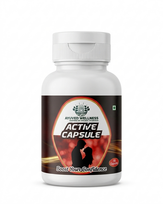 Active Capsules Physical Strength and Stamina, Boosts Natural Energy Supplement, Stay Active, Stay Natural. | 60cap
