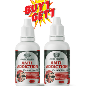 ANTI ADDICTION DROP Ayuved Wellness – Herbal De-Addiction Liquid for Men & Women | Supports Quitting Smoking & Tobacco Habits | Ayurvedic Formula for Detox & Calm Mind | Natural & Safe  | 30ml ( Pack Of 2 )