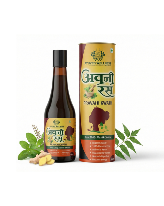 Avani Ras Pravahi Kwath Ayurvedic Juice for Women Herbal Supplement for Hormonal Balance, PCOS, PCOD, Period Pain Relief, Hair and Skin Health | Women Wellness Juice | 500ml