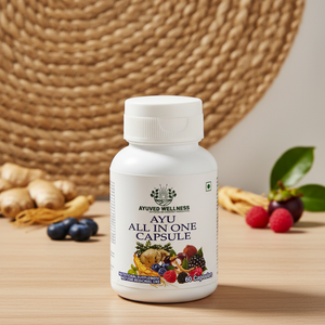 AYU ALL IN ONE CAPSULE Total Body Care Formula Ayurvedic Multivitamin Supplement | Supports Energy, Immunity & Overall Wellness | Herbal Nutritional Formula for Men & Women | 60cap