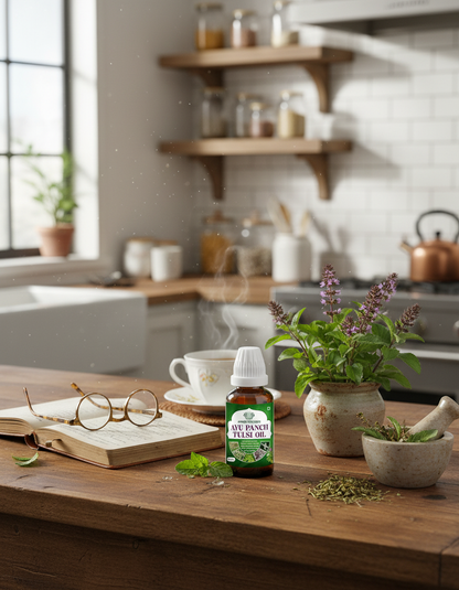 Ayuved Wellness AYU Panch Tulsi Oil – Herbal Support Formula (25ml)