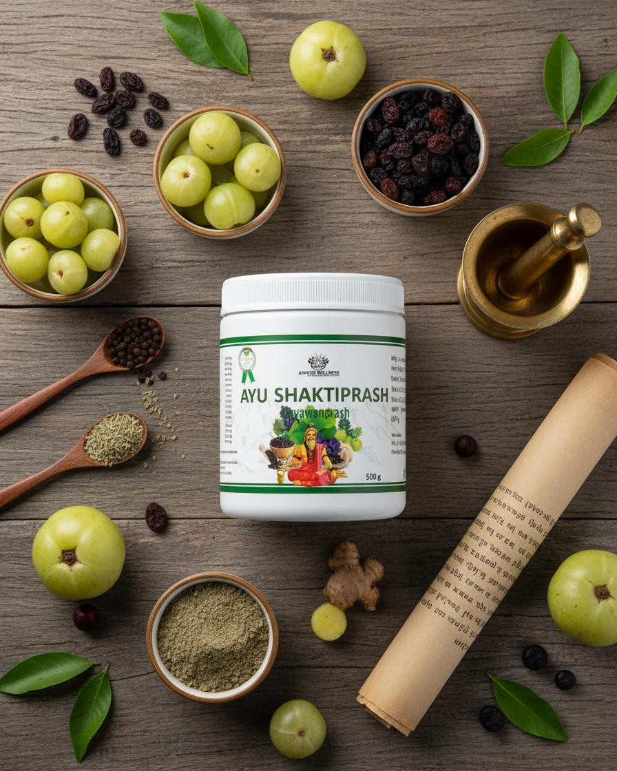 Ayu Shaktiprash (Chyawanprash) Herbal Support for Daily Wellness