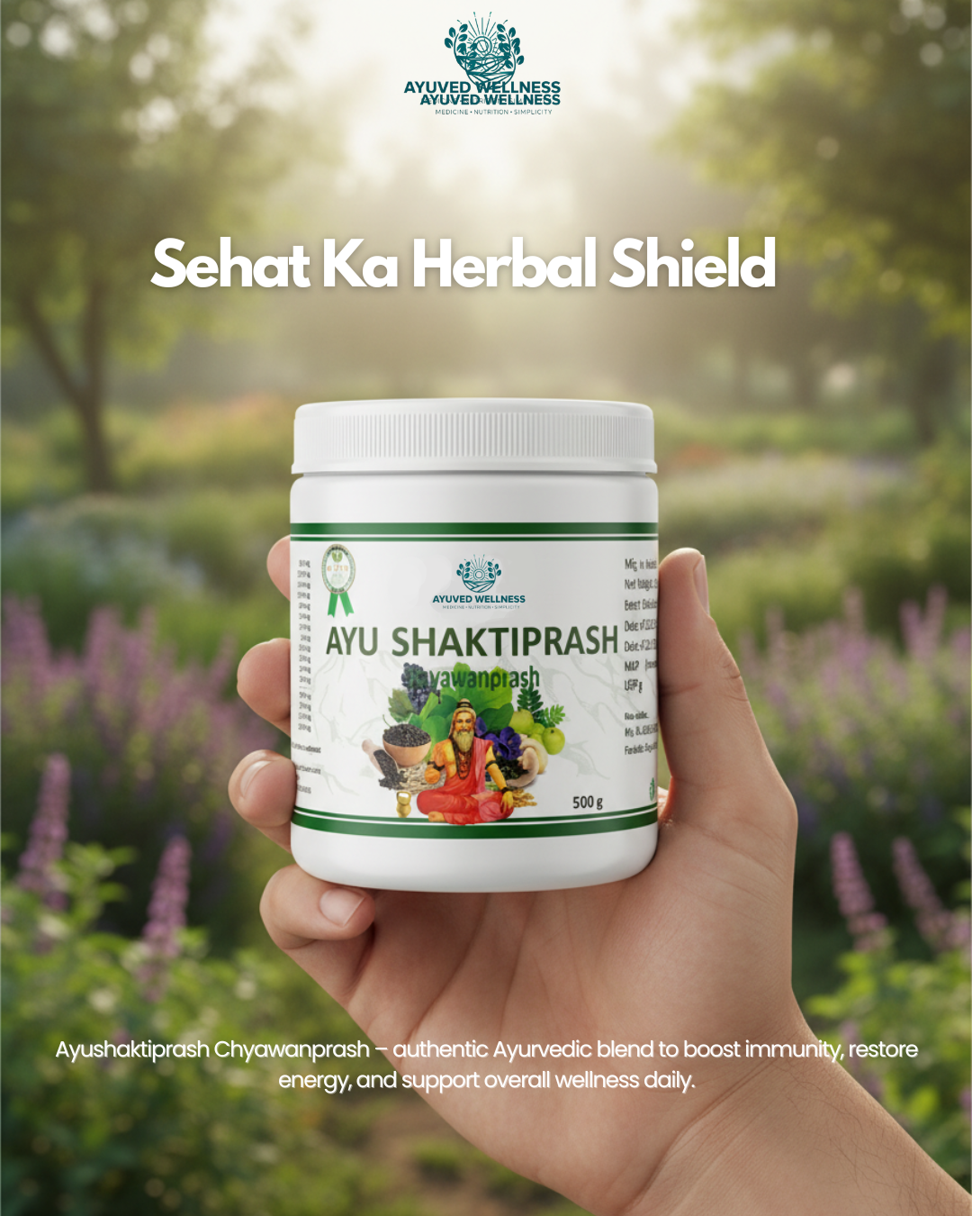 Ayu Shaktiprash (Chyawanprash) Herbal Support for Daily Wellness