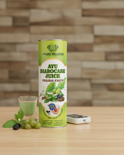 Ayu Diabocare Juice Pravahi Kwath Ayurvedic Herbal Juice for Daily Balanc