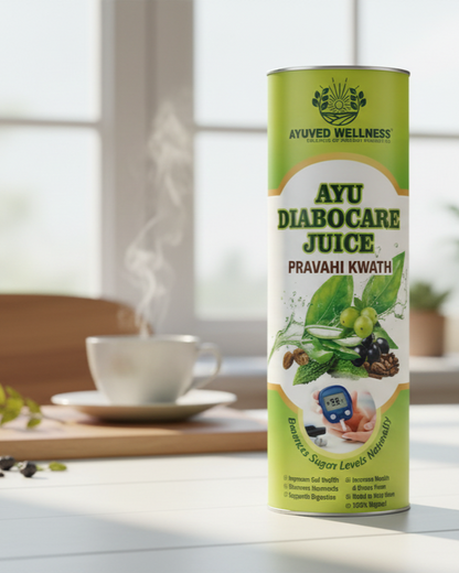 Ayu Diabocare Juice Pravahi Kwath Ayurvedic Herbal Juice for Daily Balanc