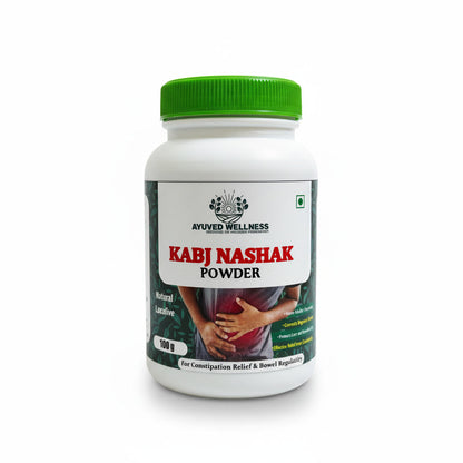 KABJ NASHAK POWDER Flow with Nature, Every Day, Natural Ayurvedic Constipation Relief, Digestive Health Support, | 100g