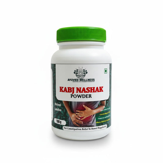 KABJ NASHAK POWDER Flow with Nature, Every Day, Natural Ayurvedic Constipation Relief, Digestive Health Support, | 100g