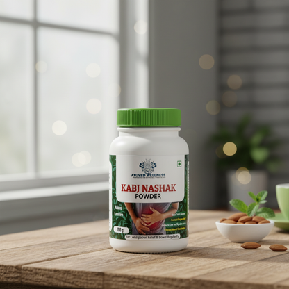 KABJ NASHAK POWDER Flow with Nature, Every Day, Natural Ayurvedic Constipation Relief, Digestive Health Support, | 100g