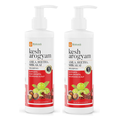 Kesharogyam Reetha Shikakai Amla Shampoo