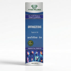 Orthozesic Oil Advanced Joint Comfort Formula, Ayurvedic Strong Oil 100Ml - For Joints Pain, Knee Pain, Neck Pain, Back Pain, Shoulder Pain | 100ml